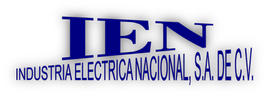 Logo IEN, Industria Eléctrica Nacional S.A. de C.V.